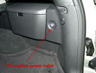 12v cargo area power outlet