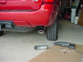 Chrome exhaust tip