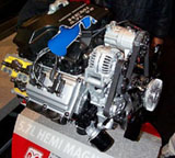 Hemi engine cut-away